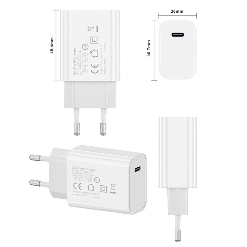 20w Usb C Power Adapter Europe high quality