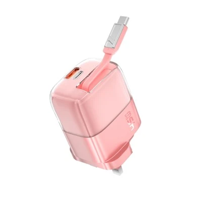 45w Rapid Charger with Retractable Cable