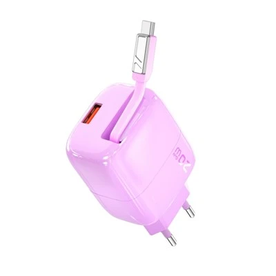 Usb Charger with Retractable Cable